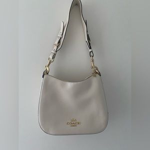 Coach Jules white hobo bag